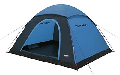 High Peak Koepeltent Monodome XL, campingtent voor 4 personen, iglotent, festivaltent met badbodem, 1500 mm waterdicht, vrijstaand, hoge ventilatie, bescherming tegen muggen