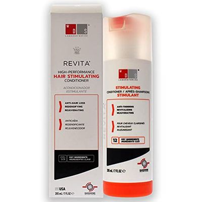 Revita Conditioner pour cheveux clairsemés de DS Laboratories - Après-shampooing pour favoriser la repousse des cheveux pour hommes et femmes, épaississant et renforçant les cheveux (205 ml)