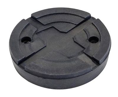 Timbro in gomma rotondo con inforte placca metallica ø125x26mm - EG 1152