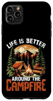 Life is Better Around the Campfire Outdoor Design Case for iPhone 11 Pro Max