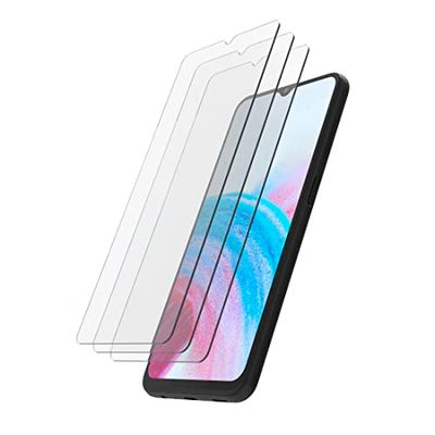 Hama Vetro protettivo per Samsung Galaxy A34 5G, 3 pezzi (vetro temperato per Galaxy A34 con durezza 9H, antigraffio, antiurto, vetro temperato di sicurezza classe di protezione 7, vetro display +