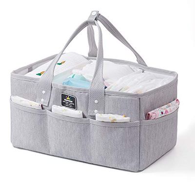 Sunveno Baby Nappy Caddy Organizer, opvouwbare handhold tas voor diadepers en nieuwborn benodigdheden, geschikt voor veranderende tafel - babyregistratiecadeau