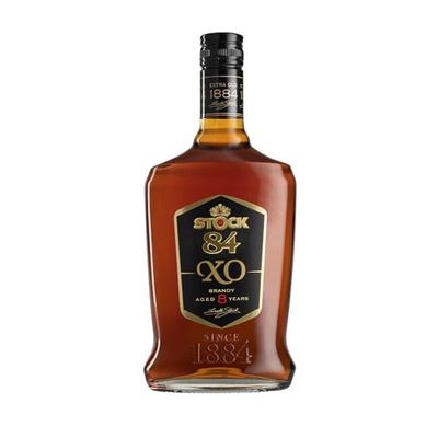 Stock 84 XO, Brandy con 8 anni di Invecchiamento in Botti di Rovere, Distillato in Italia - Bottiglia da 700 ml