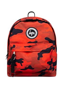 hype Sacs à dos pour l'école, la maison, BTS, travail, week-end, Camouflage rouge., Taille unique, Décontracté