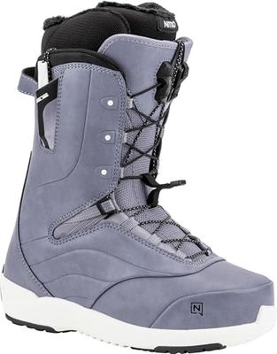 Nitro Crown TLS Leichter Snowboardboot mit Schnellschnürsystem Allround Freestyle Freeride Softboot Bottes de Snowboard pour Femmes, Lilas, 26