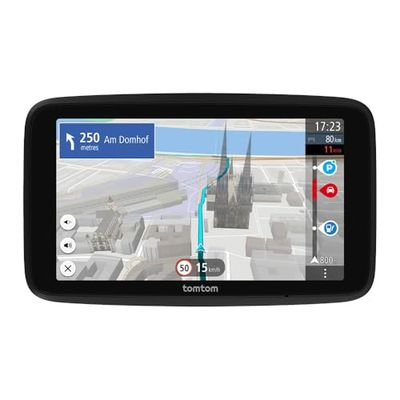 Tomtom GPS GO Navigator 2ème génération (écran 6", Tomtom Traffic, alertes Zones de Danger 12 Mois d'essai, Cartes d'europe, mises à Jour Via Wi-FI, Services Premium, Fixation magnétique alimenté)