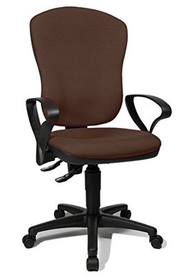 Topstar Bureaustoel Point 80 incl. armleuning donkerbruin