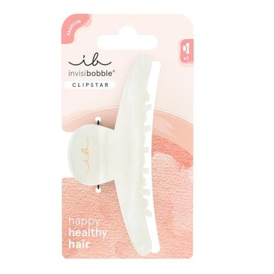 invisibobble Clipstar Clawdia Tortoise L | Accessoire de cheveux stylé et respectueux des cheveux | 1 pièce