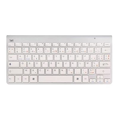 T'nB KBBTPC1 Bluetooth 3.0 Keyboard for PC Silver