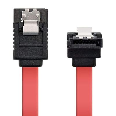 Levitantes Câble SATA - Câble de données coudé de 0,5 m avec ancrages, idéal pour les connexions d'appareils dans des espaces restreints. *