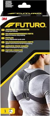 FUTURO Posture Corrector, Adjustable (71.1 - 121.9 cm) – Helps Provide Support to the Upper Back and Promote Proper Posture, Breathable, Fits Men & Women