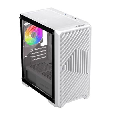 Caja Semitorre ATX KEEP OUT XC-220W Blanco - Marca: KEEP OUT - EAN: 8435099533573