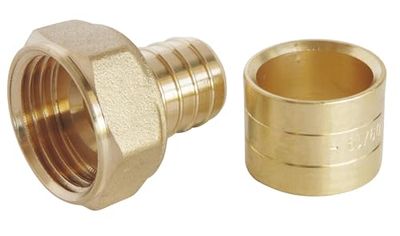 SOMATHERM FOR YOU - raccordo dritto per tubo scorrevole PER Ø16 - dado girevole femmina 15/21 (1/2 '') Batch 10 Per collegare un diametro Ø16 tubo PER