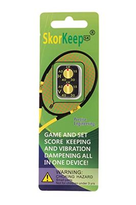 SkorKeep - Tenuta del punteggio di Tennis e smorzamento delle Vibrazioni in Un Unico Dispositivo!
