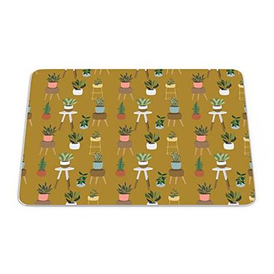 Bonamaison, Rectangle Pop Art Digital Printed Mouse Pad, Non-Slip Base, for Office and Home, Size: 22 x 18 cm
