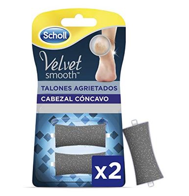 Scholl Ricambio per lima piedi - talloni ruvidi bianchi, 2 pezzi, 20 g