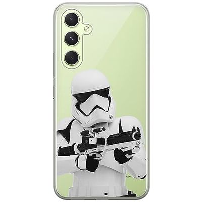 ERT GROUP mobile phone case for Samsung A54 5G original and officially Licensed Star Wars pattern Stormtrooper 007 optimally adapted to the shape of the mobile phone, partially transparent