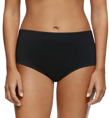Chantelle Dames PERIODE PANTY ESSENTIAL, hoge taille volledige slip, menstruatie ondergoed, zwart, 3XL
