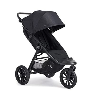 Baby Jogger City Elite 2 Poussette combinée pour tous les terrains | Poussette pliable et portable | Opulent Black (noir)