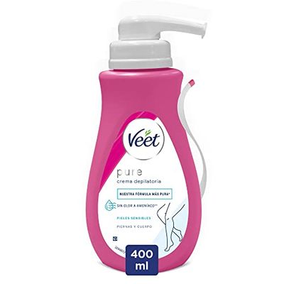 Veet Depilatory Cream Sensitive Skin Dispenser 400 ml