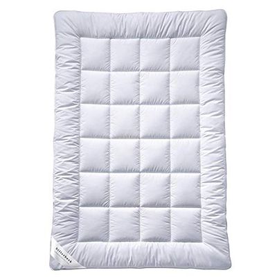Billerbeck Couette en Fibres S20 – Nombreuses Tailles et Variantes, Coton, weiß, 135x200 cm