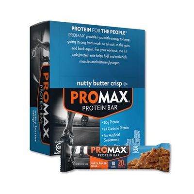 Promax Bar Nutty Butter Crisp, 12-75 g