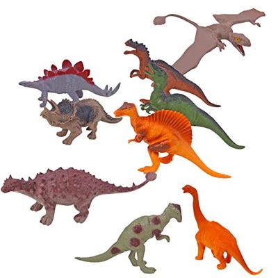 FLYPOP'S - Jouet Dinosaure Modèles Aléatoire - 030961 - Couleur Aléatoire - 16 cm - Plastique - À Partir de 3 Ans