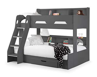 Julian Bowen Orion Triple Sleeper, Anthracite, Simple et Petit Double