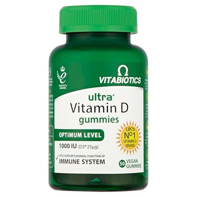 Vitamin D 1000iu Chewable Vegan Gummies