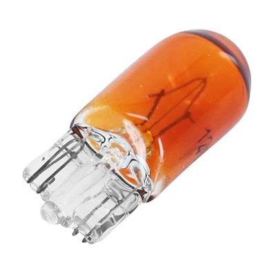 cyclingcolors Bombilla de 12 V 5 W T10 W2.1 x 9.5 D naranja para coche, autocaravana, señal de giro, luz indicadora delantera y trasera de freno