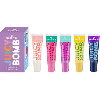 Essence Cosmetics JUICY BOMB Set LucidaLabbra, 1 Pezzi