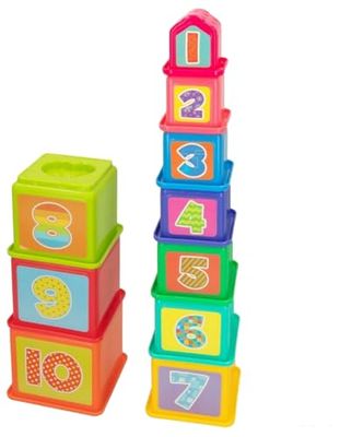 Bloques Apilables PlayGo 4 Unidades 10,2 x 50,8 x 10,2 cm