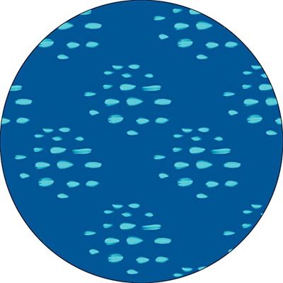 Bonateks, Round Digital Printed Mouse Pad, Non-Slip Base, for Office and Home, Diameter:22cm