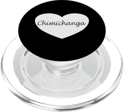 Ropa de corazón Chimichanga | Lindo diseño para amantes de las chimichangas PopSockets PopGrip para MagSafe