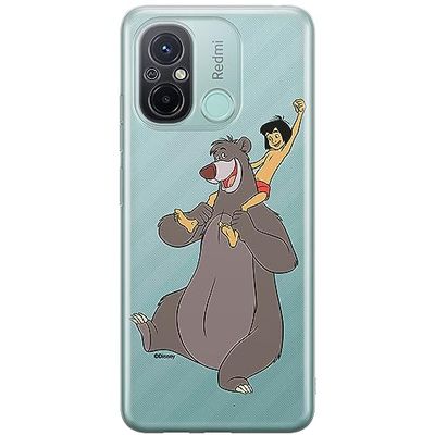 ERT GROUP mobiltelefonfodral för Xiaomi REDMI 12C/ REDMI 11A originalt och officiellt licensierat Disney mönster Jungle Book 002 anpassad till formen på mobiltelefonen, gedeeltelijk transparant