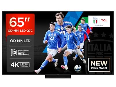 TCL 65Q7C 65” QLED TV 4K QD-Mini LED, HDR Premium 2000, Google TV (Dolby Vision IQ & Atmos, Pannello HVA, Refresh Rate 144Hz, Game Master, Google Assistant Hands-Free, Apple AirPlay 2 & Alexa)