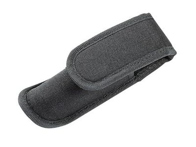 Pielcu Cordura etui - zwart - klittenbandsluiting - klittenbandsluiting riemlus - voor zakmes 10 12 cm