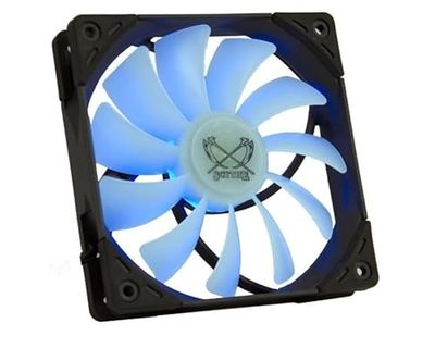 Watio Wave Ventilateur auxiliaire universel de 120 mm avec éclairage RVB, 1200 tr/min, design flexible et haute performance de refroidissement