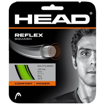 HEAD Reflex Corde de Squash Unisexe, Vert, 1.20 mm, 18 g