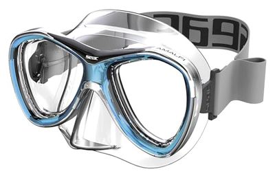 SEAC Amalfi, siliconen snorkelmasker met dubbele lens