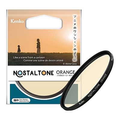 Kenko Filtro a effetto morbido NOSTALTONE ORANGE φ72mm, con effetto colore, per la regolazione del contrasto, prodotto in Giappone