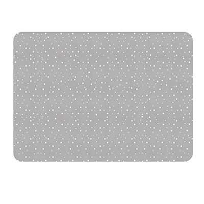 reer Eat'n Tidy - Mantel Individual de Silicona Antideslizante para niños, Aprox. 41 x 30 cm, Lavable, Apto para lavavajillas, Color Gris