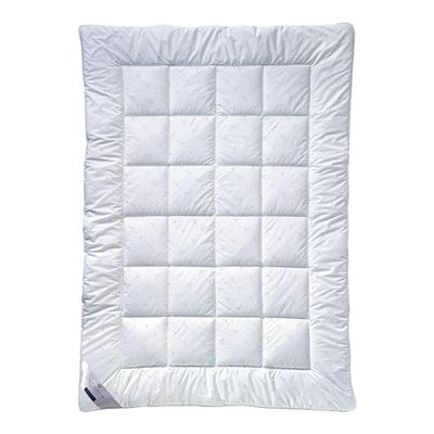 Billerbeck 5104880003 E21 King Superlight – sommartäcke, fiberfilt, 155 x 220 cm, vit