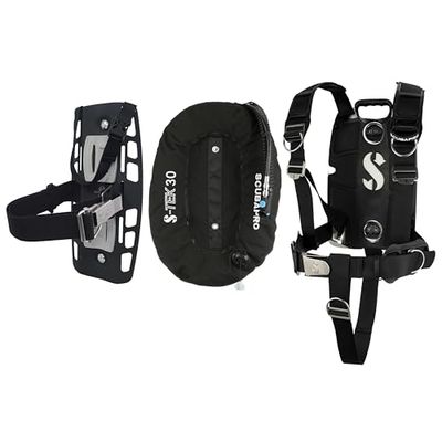 Scubapro Pro TEK 30 Set Kit de détendeur pour plongée en Eau Froide Unisex-Adult, Black, One Size
