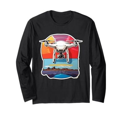 Pop Art Drone - White Recreational Drone - Hobbyista de Manga Larga