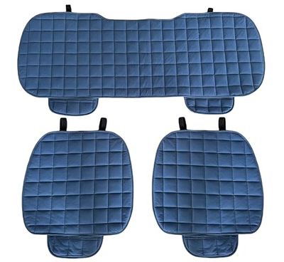 Auto Accessori Lupex - Housse de siège de Voiture Universelle 3 pièces, Protection de siège 2 Avant et 1 arrière, Bleu Clair, Protection Comfort du Coussin intérieur de l'automobile
