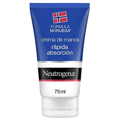 Neutrogena Crema de manos rápida absorción, textura ligera, fórmula Noruega, 75 ml