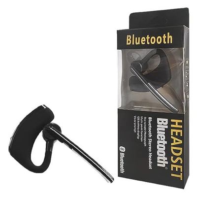 BLUETOOTH HEADSET MED TRÅDLÖS MIKROFON SVART LEGEND