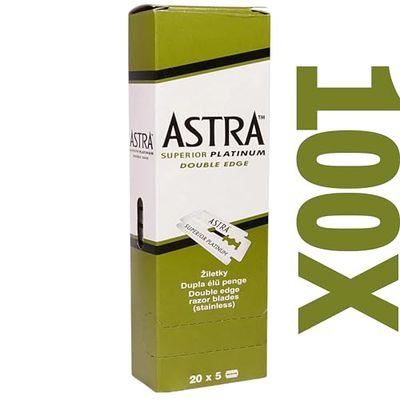 The Goodfellas 'Smile Astra lâminas de barbear com lápis hémostatique 100 peças