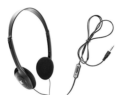 Karma HP 1119M Cuffia stereo con microfono, nero